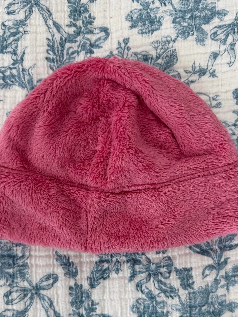 The North Face Kids Pink Plush Fleece Beanie